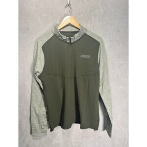 Rawgear Quarter Zip Long Sleeve Pullover Shirt Green Mens Small NWT